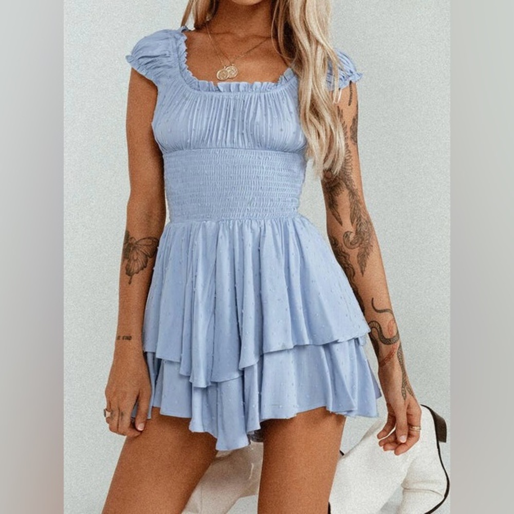 Love galore romper 🩵